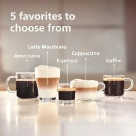 Philips 2200 Series Automatic Espresso Machine, Milk Frother, 5 Coffee Types, User-Friendly Touchscreen, 100% Ceramic Grinder - Image 7