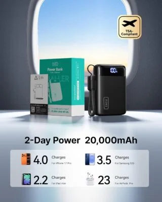 Special Discounted Price:INIU Portable Charger, Smallest 20000mAh 22.5W Fast Charging Power Bank - Image 4