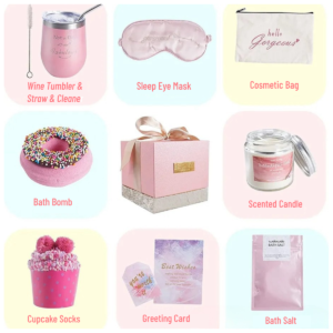 Alternative view of Women Spa Gifts Set Contains 9 Items Self Care Unique Female Birthday Gift