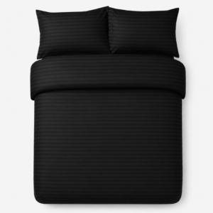Alternative view of Relax Collection microfibre duvet cover 3 piece set