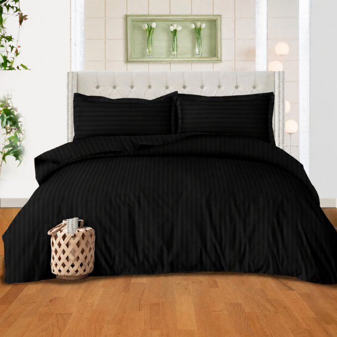 Relax Collection microfibre duvet cover 3 piece set