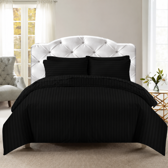 Relax Collection microfibre duvet cover 3 piece set - Image 3