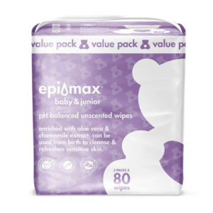 Epi-Max Baby Sensitive Wipes 3 (80) Pack