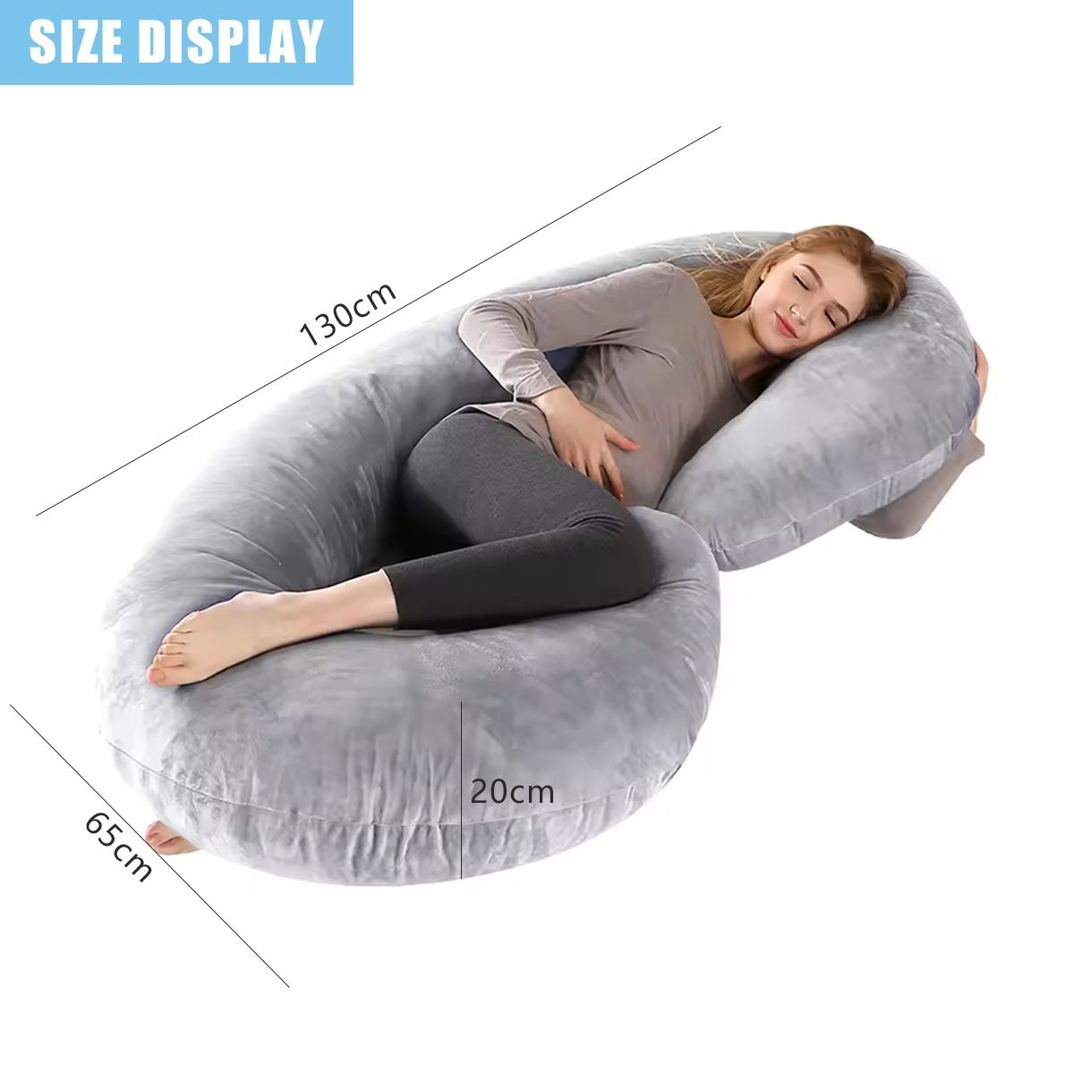 Pregnant Women's C-shaped Lumbar Pillow - Image 3